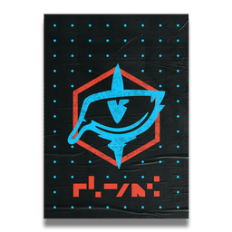 An exclusive piece of self-adhesive, crease-proof wall art.