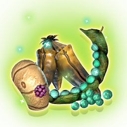 An edible plant, harvested from planetary flora.