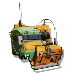 A custom cabin module for a terrestrial vehicle, compatible with the <span class="typeTECHNOLOGY">Colossus</span> large Exocraft.