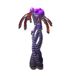 This beautiful statement tree thrives in the heat of intense gamma radiation. To ensure survival in non-native environments, a chunk of high-energy material has been embedded in the trunk.