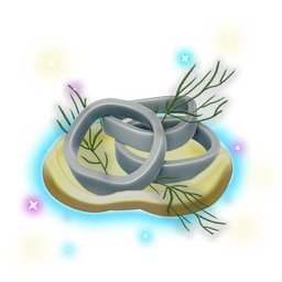 A slab of seafood, created in the <span class="typeTECHNOLOGY">Nutrient Processor</span>. Food such as this can be <span class="typeSTELLAR">highly valuable</span>.