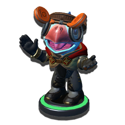 A synthetic polymer companion for your starship's cockpit, fashioned in the likeness of Specialist Polo.