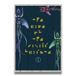 An exclusive piece of self-adhesive, crease-proof wall art.