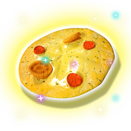 A refined food product, created in the <span class="typeTECHNOLOGY">Nutrient Processor</span>. Food such as this can be <span class="typeSTELLAR">highly valuable</span>. It has both the identifying shapes and aromas of an actual food item, in stark contrast with conventional nutrition paste or pellets.