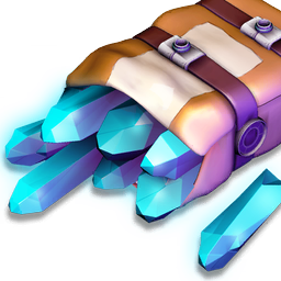 A neatly wrapped parcel of re-latticed arc crystals.