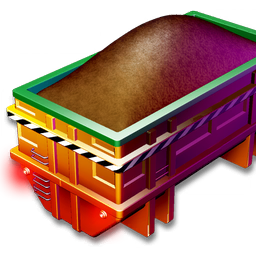 Several tones of dirt.