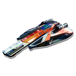 A unique and exclusive <span class="typeSTELLAR">starship</span>, commemorating completion of the <span class="typeSTELLAR">Omega</span> expedition.