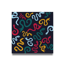 An exclusive piece of self-adhesive, crease-proof wall art.