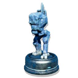 An exclusive buildable base ornament, sculpted from ice.