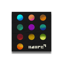 An exclusive piece of self-adhesive, crease-proof wall art.