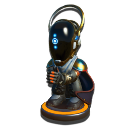 A synthetic polymer companion for your starship's cockpit, fashioned in the likeness of Priest Entity Nada.