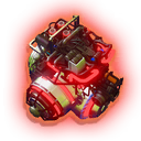 The central processing unit of a Sentinel interceptor ship. The circuitry writhes microscopically, constantly rearranging itself as it scans for anomalies.