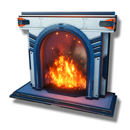 Although primitive in design, this habitation heater is nonetheless a popular home furnishing. Its hypnotic flames and gentle crackling lend a comforting ambience to any room.