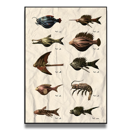 An exclusive piece of self-adhesive, crease-proof wall art.