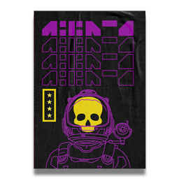 An exclusive piece of self-adhesive, crease-proof wall art.