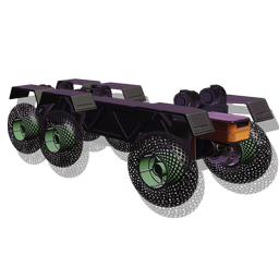 A custom running gear module for a terrestrial vehicle, compatible with the <span class="typeTECHNOLOGY">Colossus</span> large Exocraft.