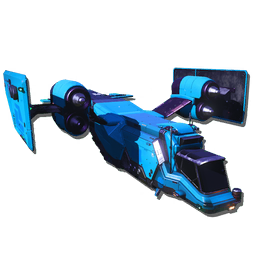 An exclusive <span class="typeSTELLAR">Starship</span>, with a spacious hold for hauling goods, and a pre-fitted <span class="typeTECHNOLOGY">Emergency Warp Unit</span> for hastily evading dangerous encounters.