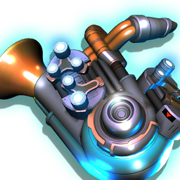 A powerful but mellow <span class="typeTECHNOLOGY">musical instrument</span>, capable of relaying song through space via gently undulating electromagnetic waves.