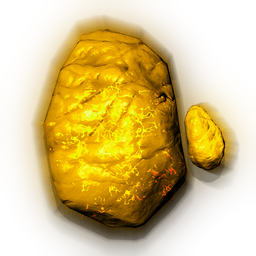 A highly valuable ore chunk, ready to be processed into <span class="typeEXOTIC">Gold</span>.