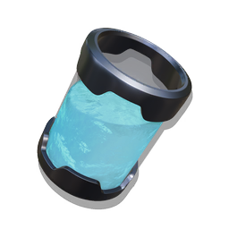 The water in this vessel seems to stretch on forever, plunging down to dizzying depths, far beyond what the container could possibly hold.