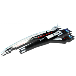 The <span class="typeTECHNOLOGY">SSV Normandy SR1</span> is a one-of-a-kind 'deep scout' frigate. This legendary ship represents peace and cooperation between races, and commemorates completion of the 'Beachhead' <span class="typeSTELLAR">Expedition</span>.