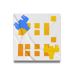 An exclusive piece of self-adhesive, crease-proof wall art.