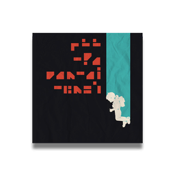 An exclusive piece of self-adhesive, crease-proof wall art.