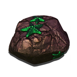 A pleasing mineral formation, crystalized from oceanic salts. May also contain aquatic fossils and/or lifeforms.