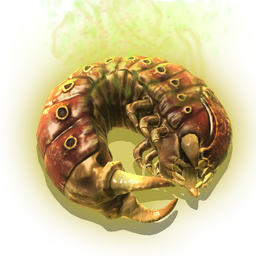 This pupa, pulsating and warm, has begun its transformation from throbbing sac of mucus into an unspeakably vile insectoid.