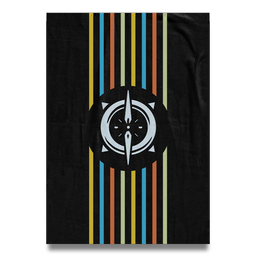 An exclusive piece of self-adhesive, crease-proof wall art.