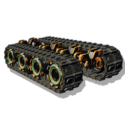 A custom running gear module for a terrestrial vehicle, compatible with the <span class="typeTECHNOLOGY">Colossus</span> large Exocraft.