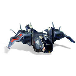 An exclusive <span class="typeSTELLAR">Starship</span>. This  A-class hauler benefits from shield and inventory capacity bonuses, and is pre-installed with a selection of technologies and upgrades.