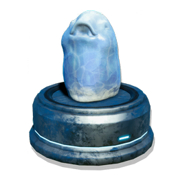 An exclusive buildable base ornament, sculpted from ice.